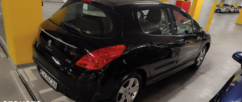 Peugeot 308 cena 18900 przebieg: 214000, rok produkcji 2012 z Poznań małe 277